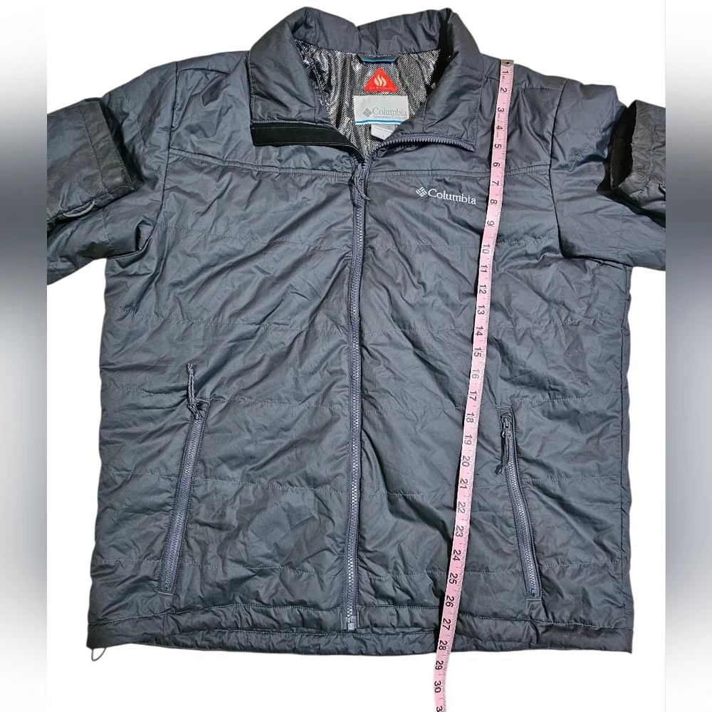 Columbia Mens Large Omni-Heat Interchange Jacket Gray Full Zip Winter Outdoor - Picture 6 of 8